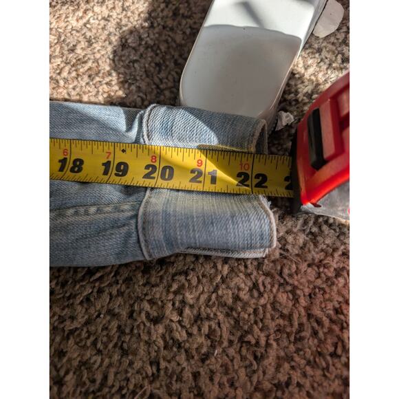 Distressed Denim Y2K Jacket. Queens White Label Sz Sm./Med. Trucker, Grunge. - Picture 10 of 10